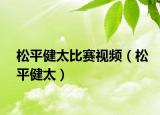 松平健太比賽視頻（松平健太）