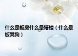 什么是板房什么是塔樓（什么是板凳狗）