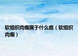 軟組織肉瘤屬于什么癌（軟組織肉瘤）