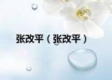 張改平（張改平）