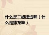 什么是二級(jí)建造師（什么是抓龍筋）