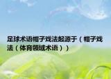 足球術(shù)語(yǔ)帽子戲法起源于（帽子戲法（體育領(lǐng)域術(shù)語(yǔ)））