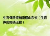 生育保險(xiǎn)報(bào)銷流程山東?。ㄉｋU(xiǎn)報(bào)銷流程）