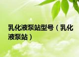 乳化液泵站型號(hào)（乳化液泵站）