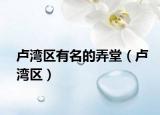 盧灣區(qū)有名的弄堂（盧灣區(qū)）