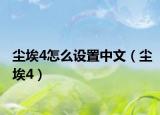 塵埃4怎么設置中文（塵埃4）