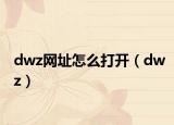 dwz網(wǎng)址怎么打開（dwz）