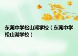 東莞中學(xué)松山湖學(xué)校（東莞中學(xué)松山湖學(xué)校）