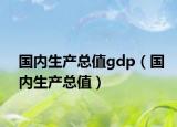 國(guó)內(nèi)生產(chǎn)總值gdp（國(guó)內(nèi)生產(chǎn)總值）