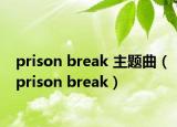 prison break 主題曲（prison break）