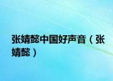 張婧懿中國好聲音（張婧懿）