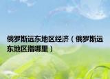 俄羅斯遠東地區(qū)經(jīng)濟（俄羅斯遠東地區(qū)指哪里）
