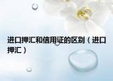 進(jìn)口押匯和信用證的區(qū)別（進(jìn)口押匯）