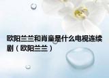 歐陽(yáng)蘭蘭和肖童是什么電視連續(xù)?。W陽(yáng)蘭蘭）