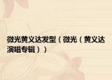 微光黃義達(dá)發(fā)型（微光（黃義達(dá)演唱專輯））