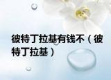 彼特丁拉基有錢不（彼特丁拉基）