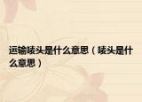運(yùn)輸嘜頭是什么意思（嘜頭是什么意思）