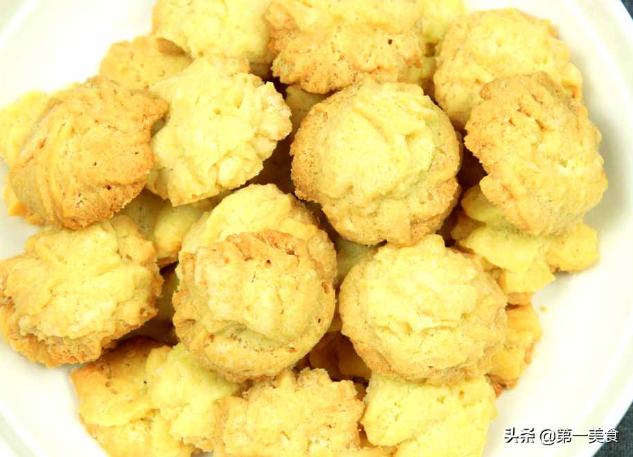 掌握1步超簡單，烤箱自制曲奇餅干，孩子吃了樂開花