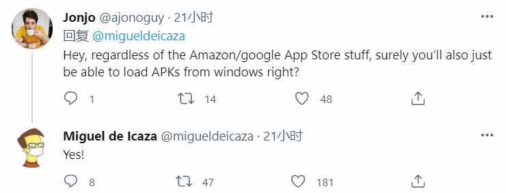 Win11 可以本地安裝安卓 APK，微軟確認了