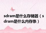 sdram是什么存儲(chǔ)器（sdram是什么內(nèi)存條）