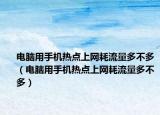 電腦用手機熱點上網(wǎng)耗流量多不多（電腦用手機熱點上網(wǎng)耗流量多不多）