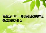 諾基亞c501一開機就自動黑屏但鍵盤還在為什么