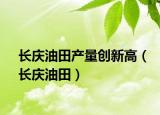 長慶油田產(chǎn)量創(chuàng)新高（長慶油田）