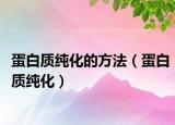 蛋白質(zhì)純化的方法（蛋白質(zhì)純化）