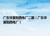 廣東華夏陽西電廠二期（廣東華夏陽西電廠）