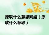 原耽什么意思網(wǎng)絡(luò)（原耽什么意思）