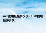 usb的電壓是多少伏（USB的電壓多少伏）