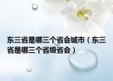 東三省是哪三個省會城市（東三省是哪三個省級省會）