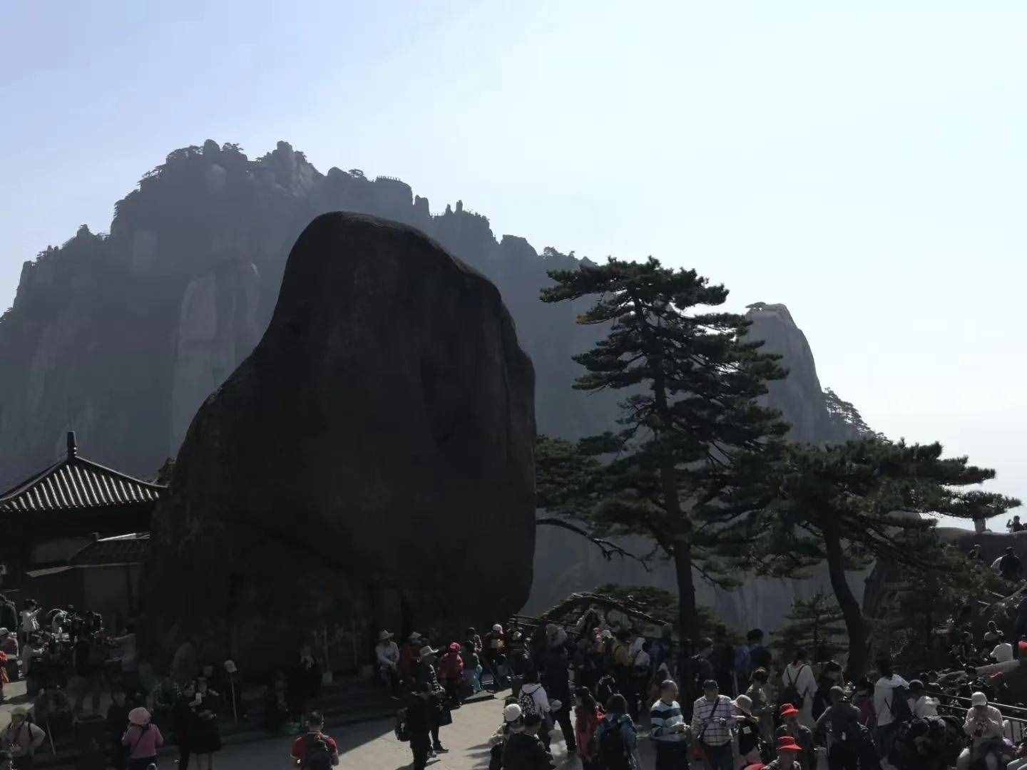 大美黃山奇松怪石