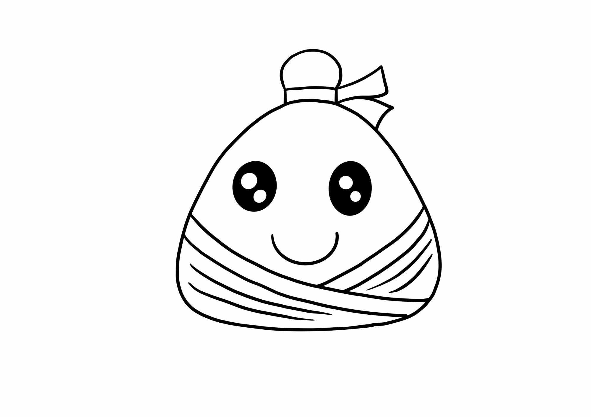 美術(shù)老師教你畫粽子，簡單幾步，太好看了