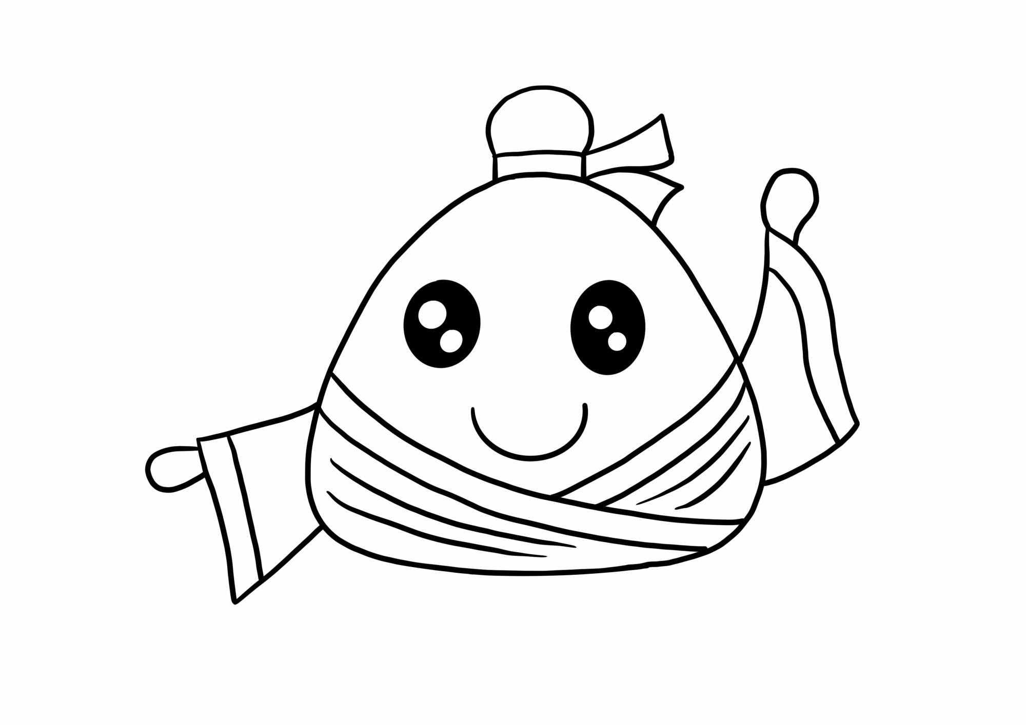美術(shù)老師教你畫粽子，簡單幾步，太好看了