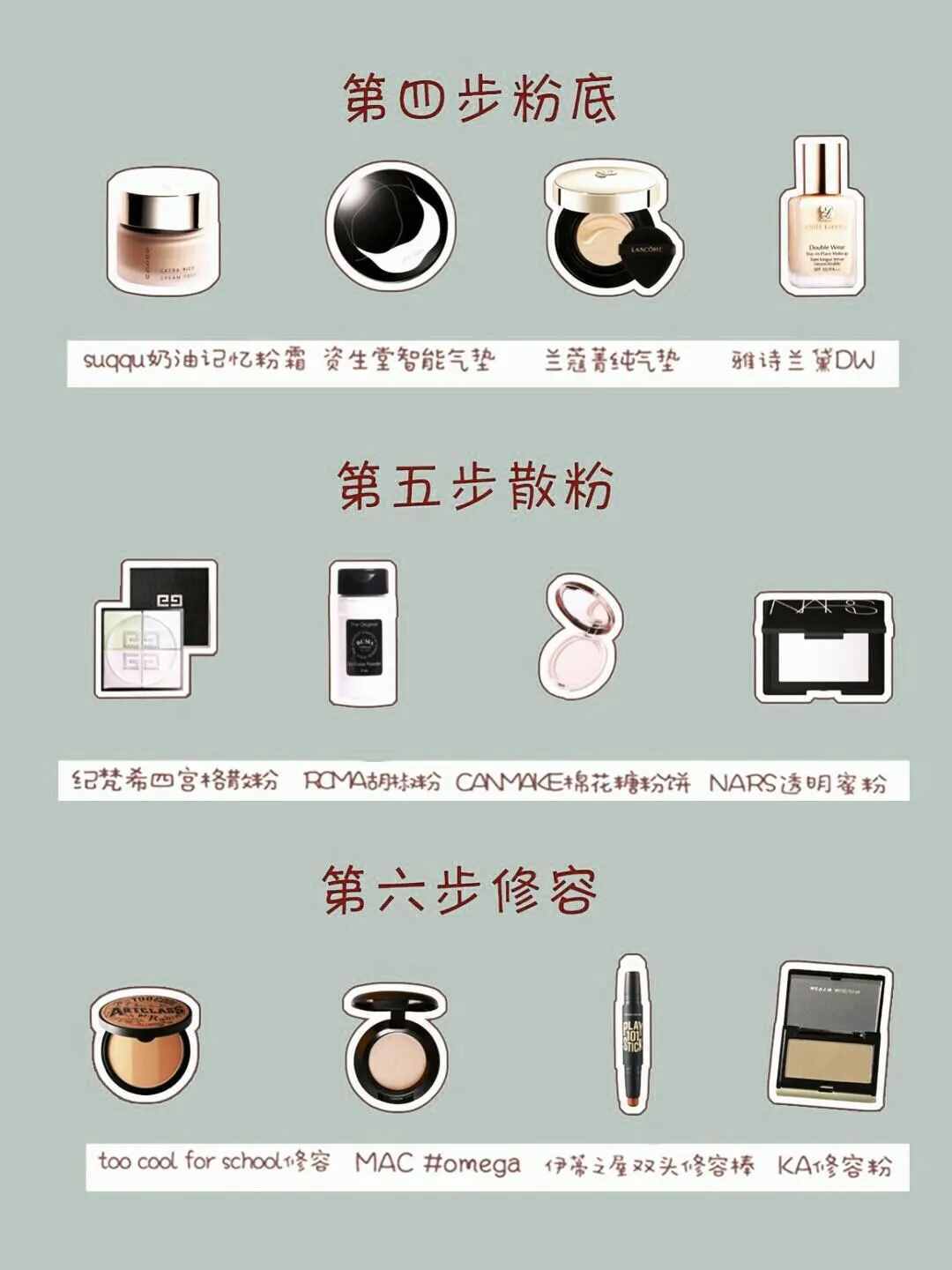 新手必備基礎化妝步驟 