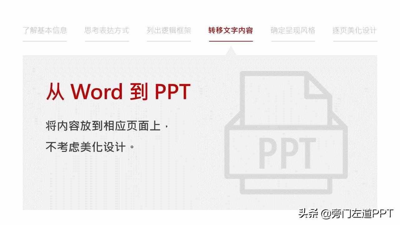  PPT制作的6個(gè)步驟，從0到1制作一份高大上的PPT！