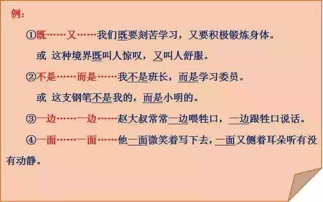 語(yǔ)文常用關(guān)聯(lián)詞匯總，孩子學(xué)會(huì)了再也不怕造句