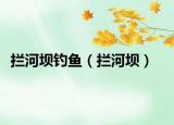 攔河壩釣魚（攔河壩）