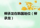 柳承龍在韓國地位（柳承龍）
