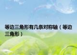 等邊三角形有幾條對稱軸（等邊三角形）