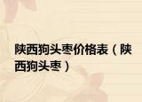 陜西狗頭棗價格表（陜西狗頭棗）