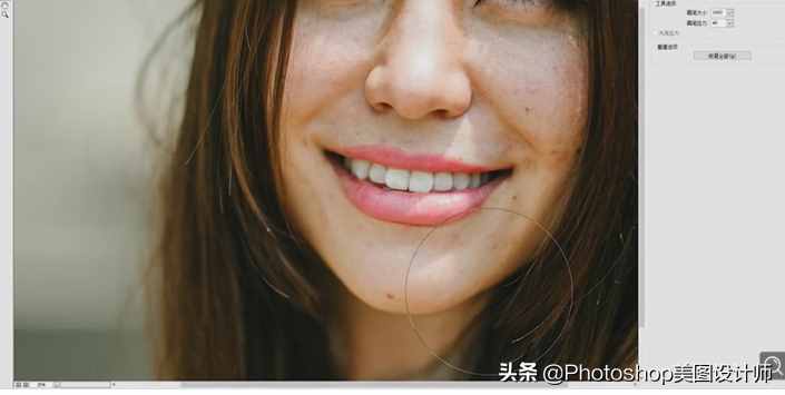 PS中的精修，給人物進行美白磨皮