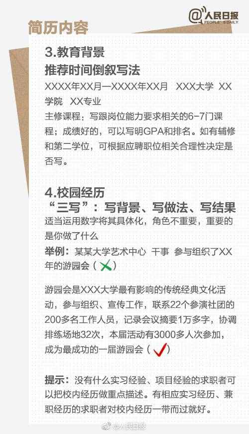 求職干貨！手把手教你如何寫一份優(yōu)秀的簡歷，簡單實用！