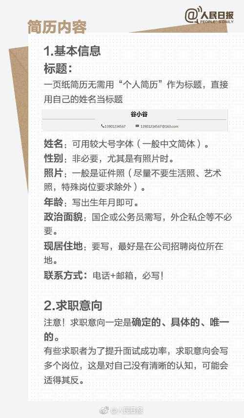 求職干貨！手把手教你如何寫一份優(yōu)秀的簡歷，簡單實用！