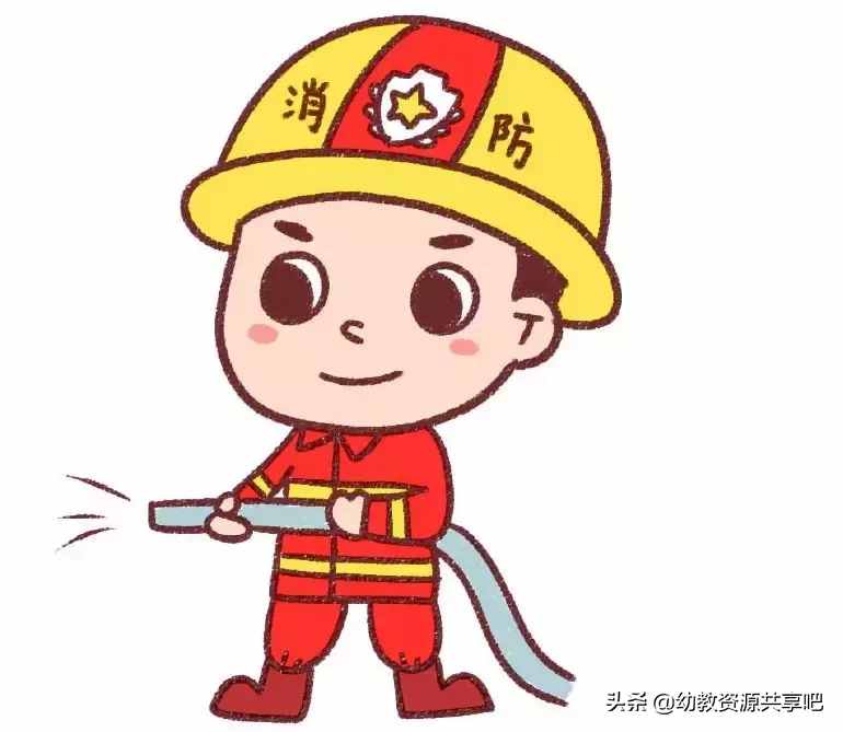 「簡筆畫教程」幼兒園簡筆畫教程之《我是小小消防員》