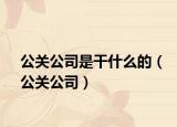 公關(guān)公司是干什么的（公關(guān)公司）