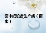 面巾紙設備生產線（面巾）