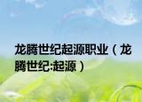 龍騰世紀(jì)起源職業(yè)（龍騰世紀(jì):起源）