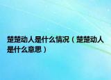 楚楚動(dòng)人是什么情況（楚楚動(dòng)人是什么意思）